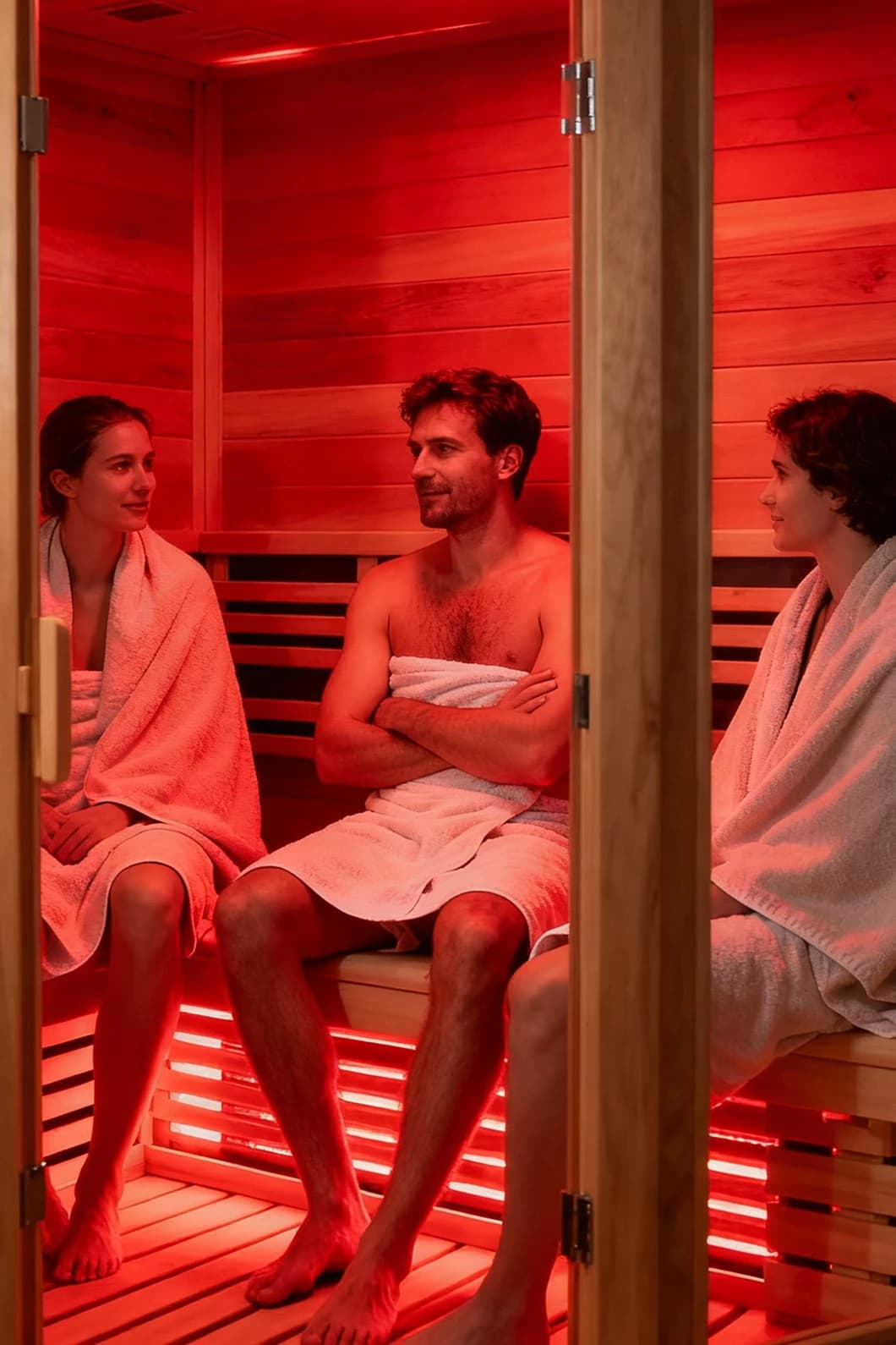 Infrared sauna at L2 Wellness Co.