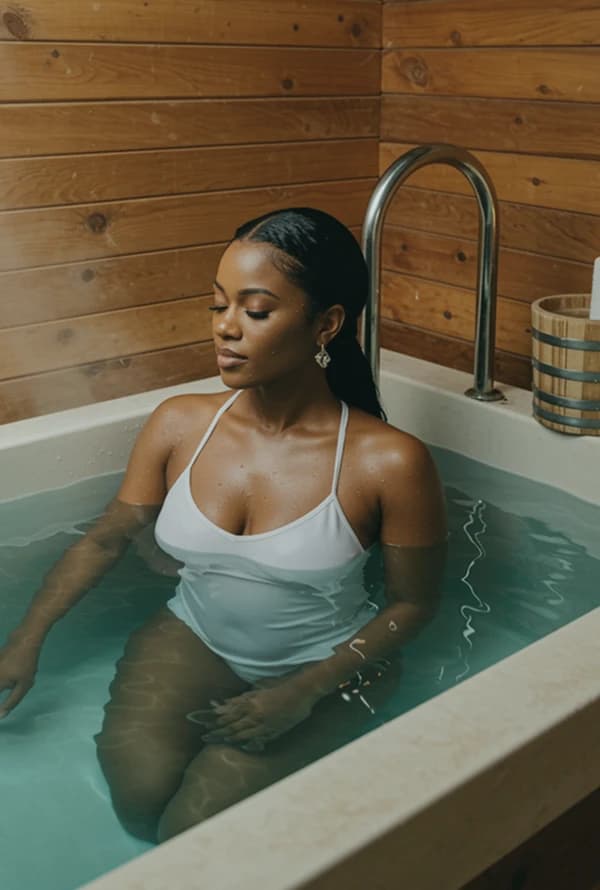 Cold plunge at L2 Wellness Co.